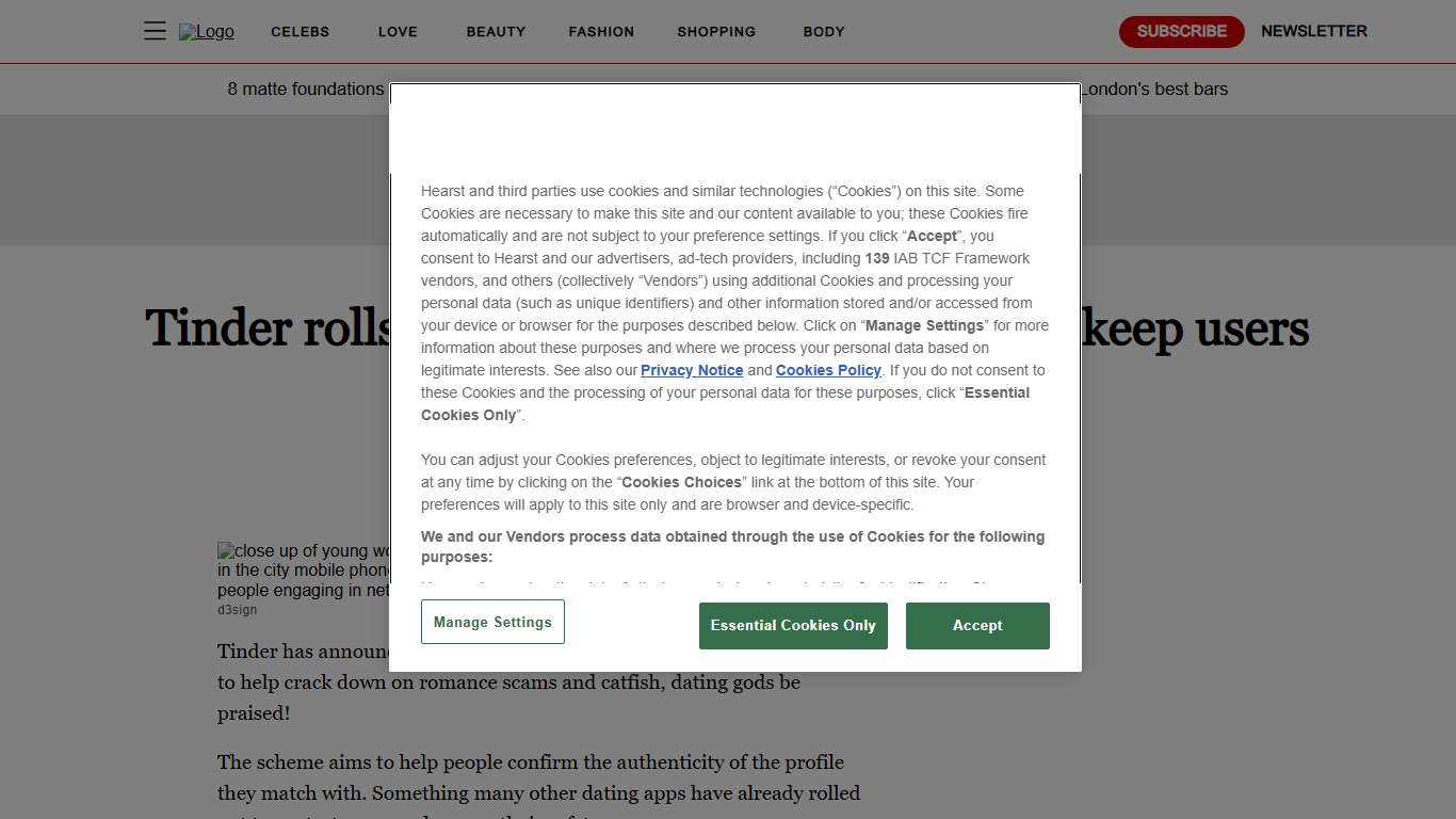 Tinder rolls out new verification scheme to keep users safe