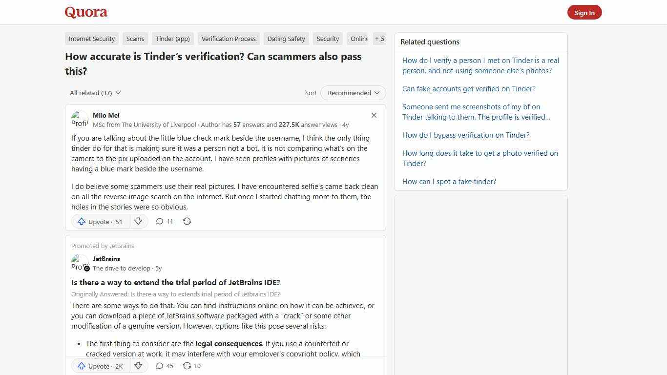 How accurate is Tinder’s verification? Can scammers also pass this? - Quora